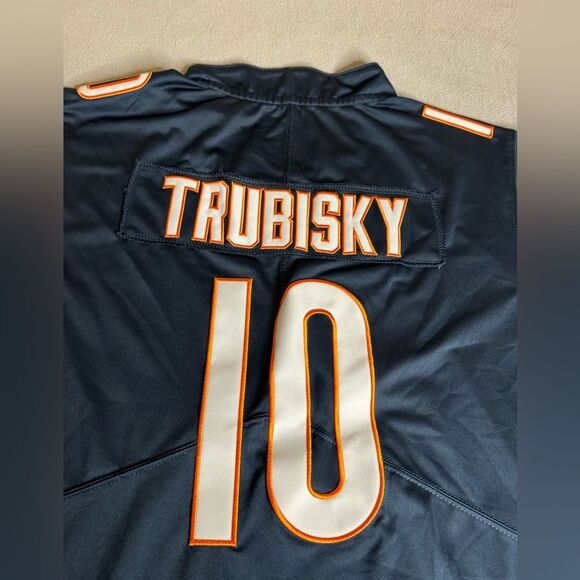 Mitchell Trubisky Nike NFL Jersey Men's Size Small - Picture 13 of 16